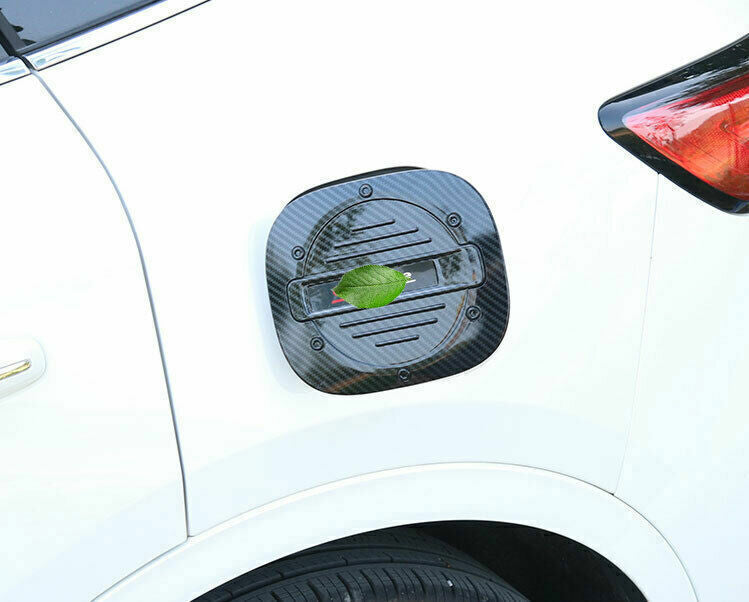 for Ford Escape Kuga 2020-22 Carbon Fiber Exterior Fuel Tank Cap Cover Trim 1PCS