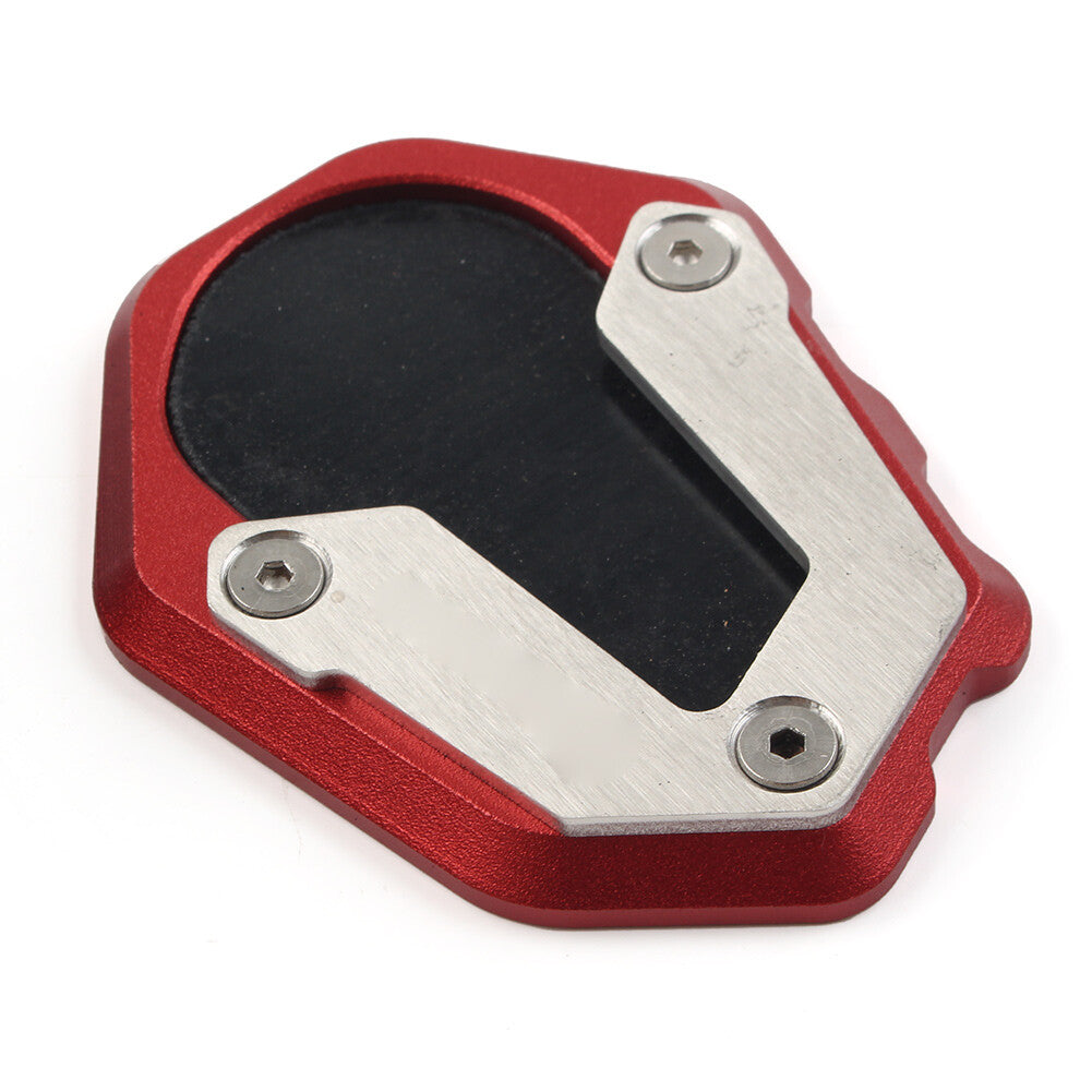 Seitenst?nder-Vergr??erer-Fu?unterlage-Auflageplatte for BMW F900R 2020-2024 Rot