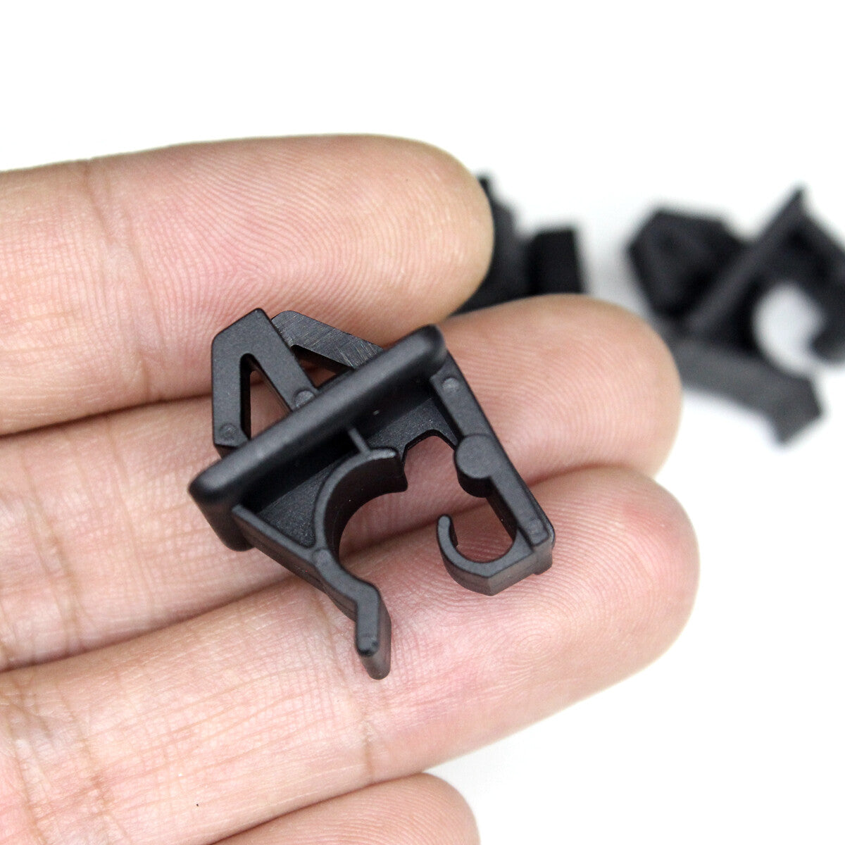 for Hyundai for Kia Hood Prop Rod Clip, Holds 8mm Rod Nylon Retainer Clamp Set of 4