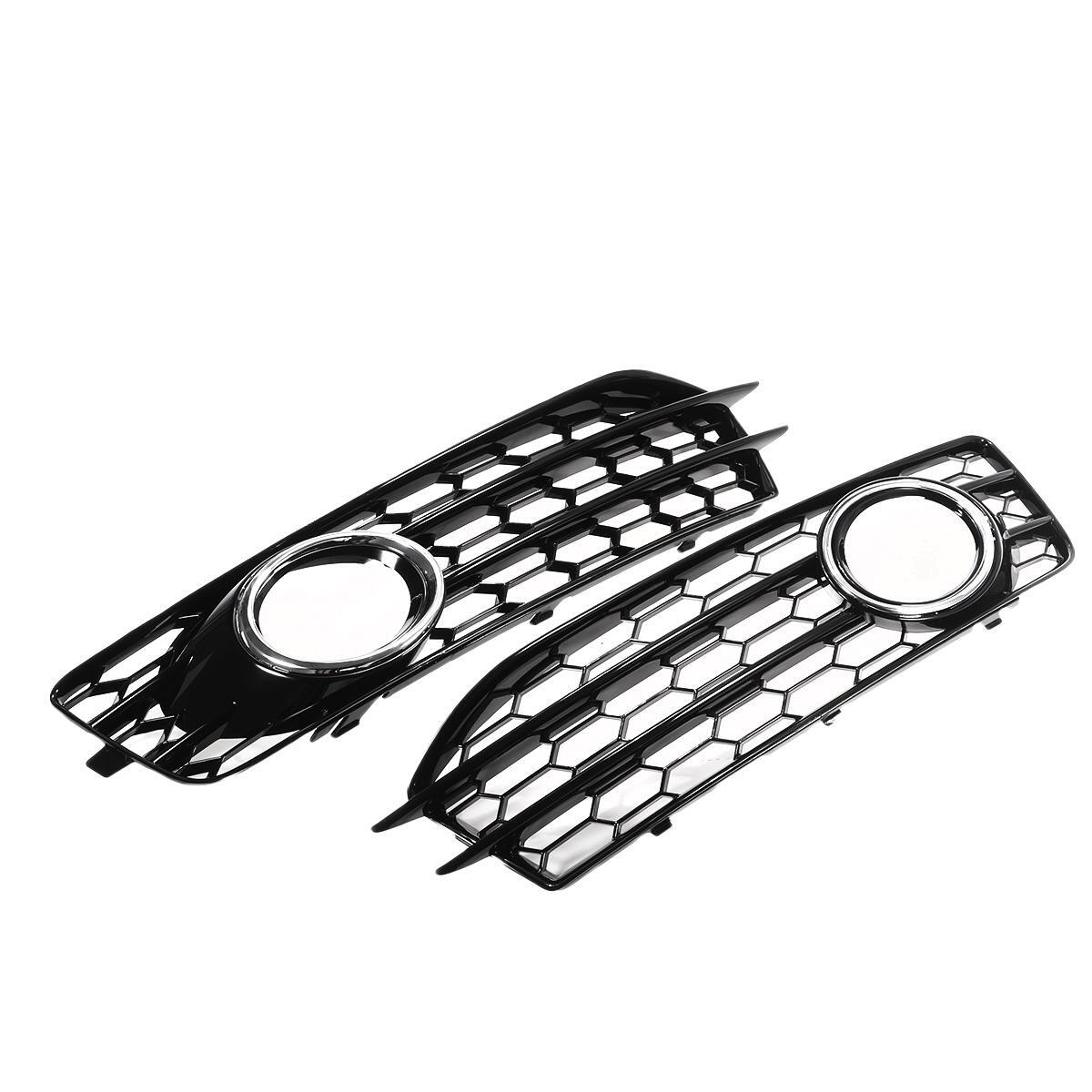 Left + Right front fog light grille covers for 2009-2012 for Audi A3 8P S line