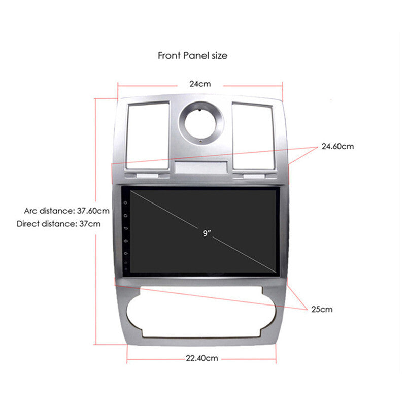 9In Radio For 300 300C Aspen 2004-2011 Car WiFi Android Auto GPS Navigation