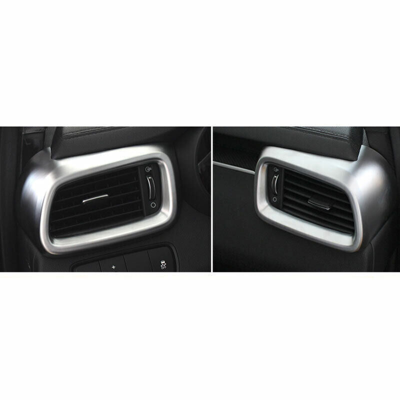LR AC Air Outlet Vent Cover Trim 2PCS for Kia Sorento DX 2016-2020 Matte Silver