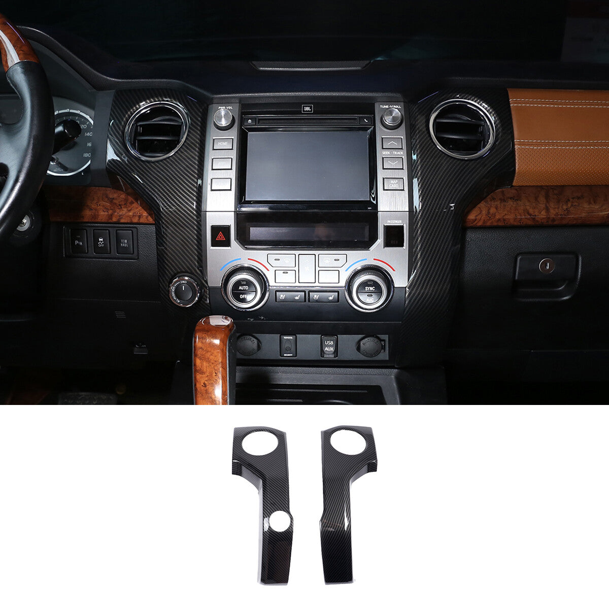 ABS carbon fiber gear head trim cover suitable for Toyota Alpha 2011-14/Tacoma 2011-15