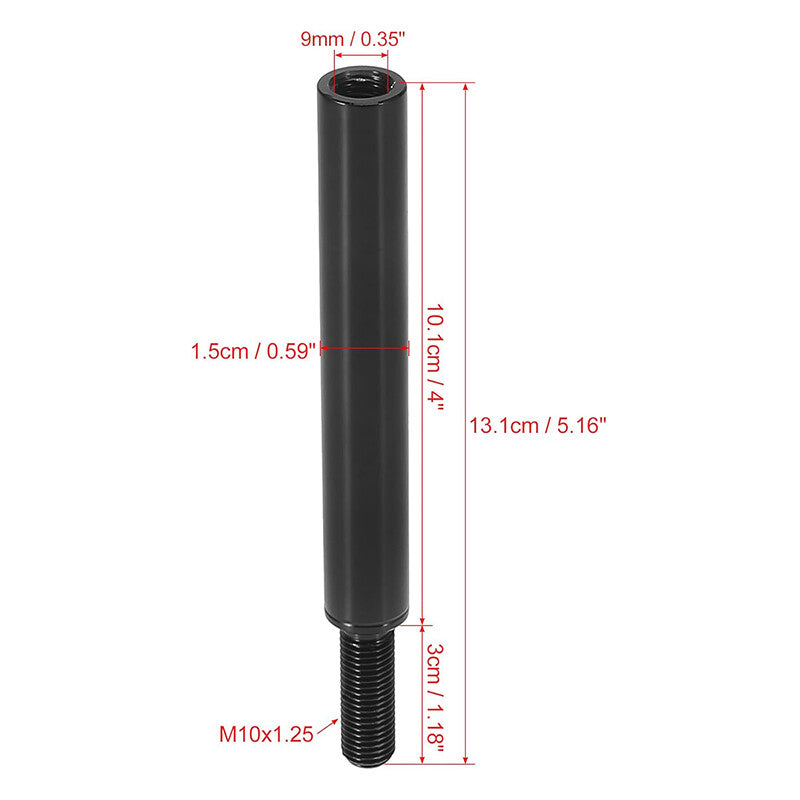 4 M10x1.25 Gear Shift Knob Extender Extension Lever for Nissan 370Z 09-17