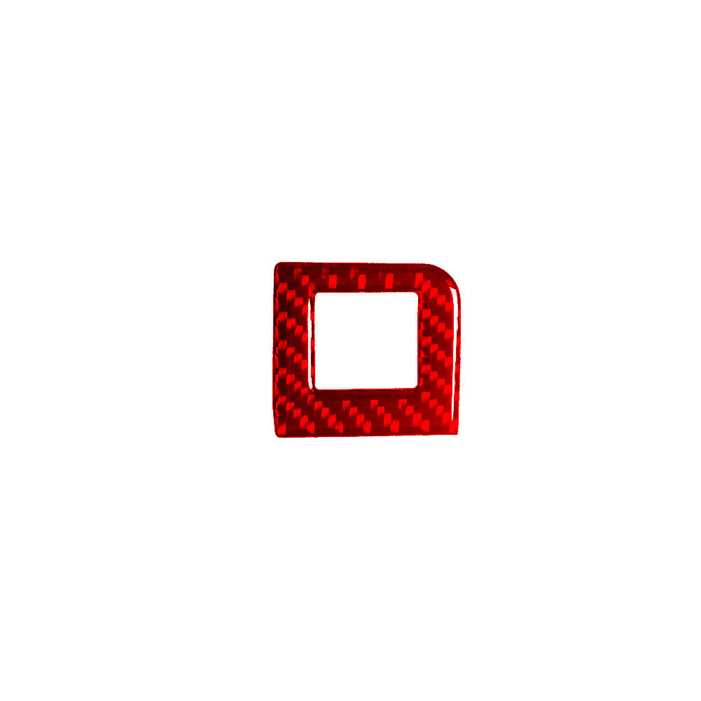 Red Console Storage Switch Frame Trim Carbon Fiber for Toyota Tundra 2007-2013