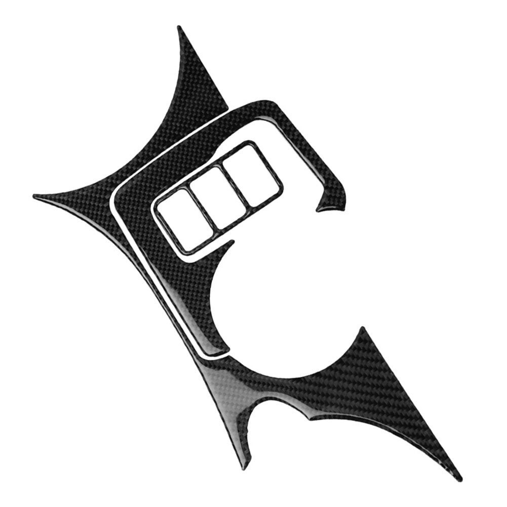 Carbon Fiber Console Cup Holder Panel Trim Cover for Nissan 370Z Z34 2009-2022