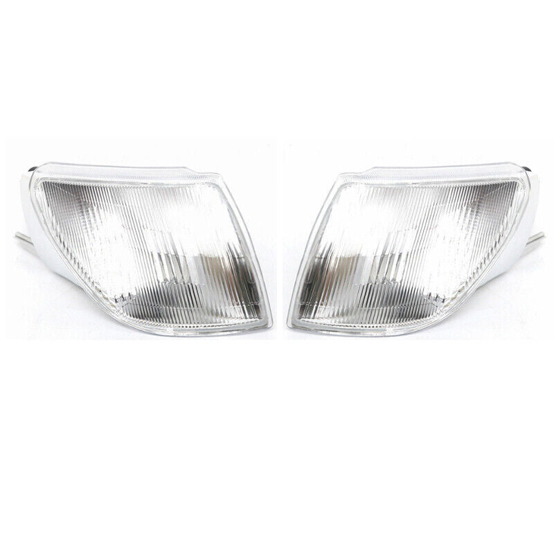 1 Pair Turn Signal Lamp Corner Lamps White lens for Peugeot 306 1993-1997