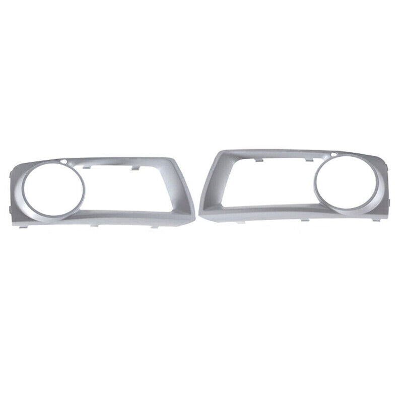 1. Dual chrome fog light bezel trim kit for 2012-2014 for BMW X6 E71