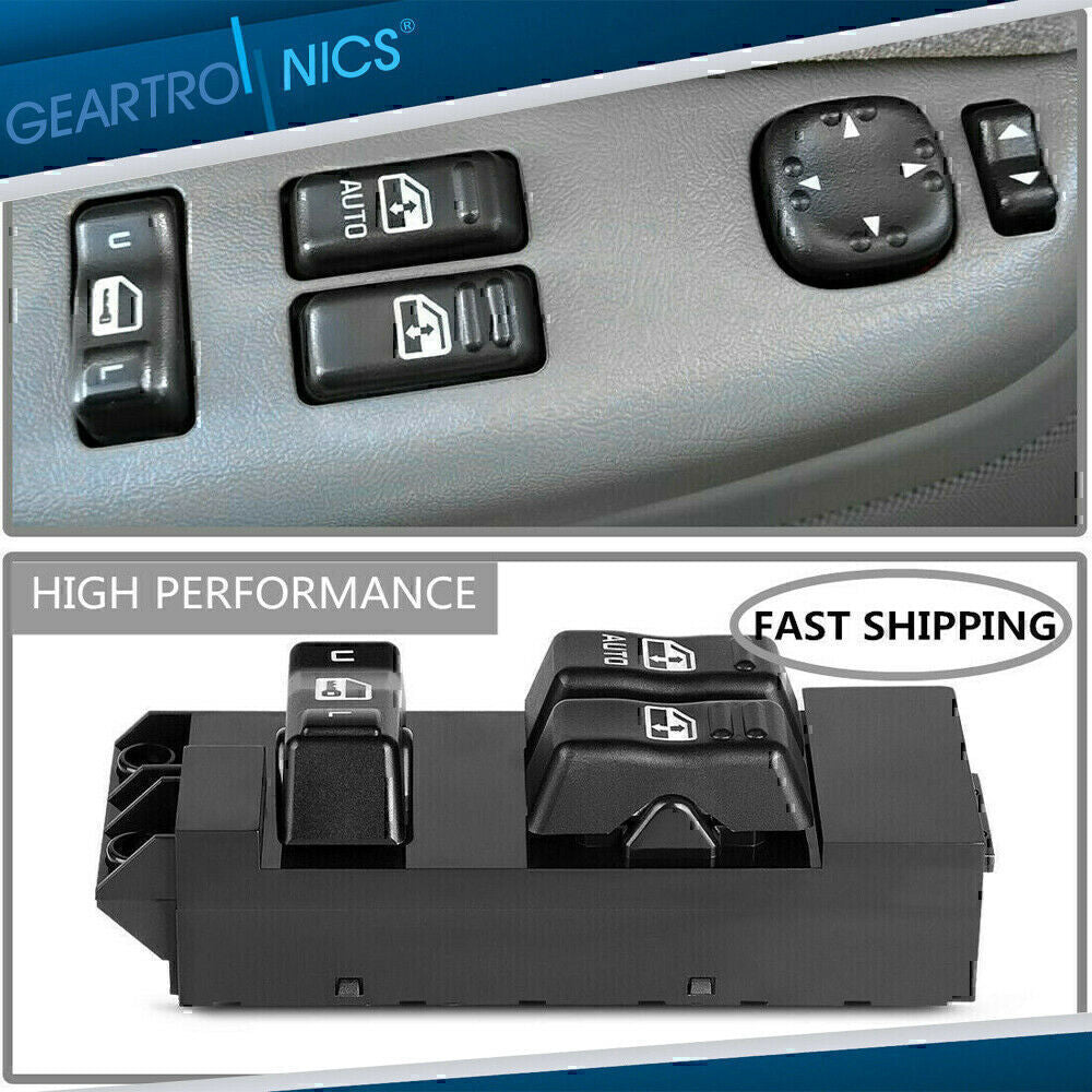 Driver Side Window Switch for Chevy Silverado for GMC for Sierra 1999 2000-2002 1504763