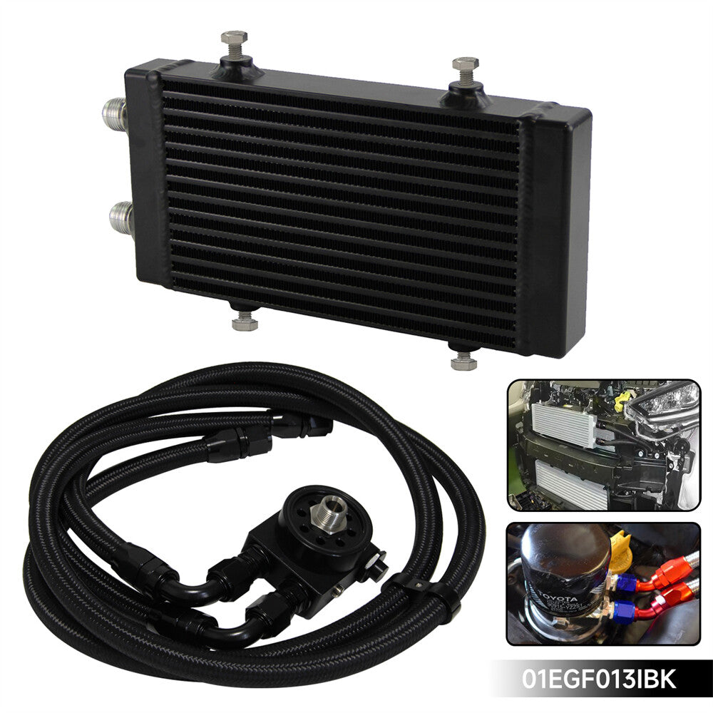 Small Dual Pass Bar Plate Oil Cooler Kit for Subaru BRZ for Scion -S FA20 2013+
