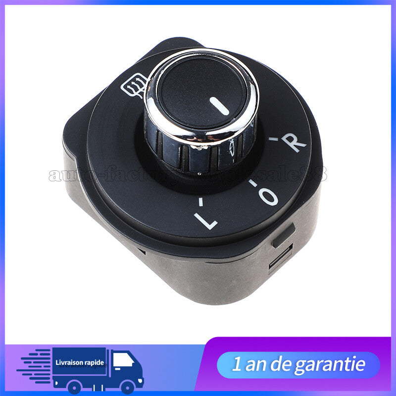 Commutateur Bouton de r¨¦glage r¨¦troviseurs r¨¦tro pour for Volkswagen POLO 6R Neuf
