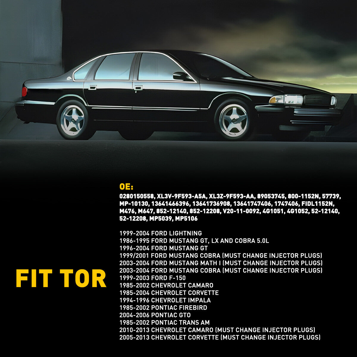 0280150558 8th Generation / Beautiful Stone Age Door Hibiscus Artifact Jinghua Special Art for Corvette Impala for Pontiac