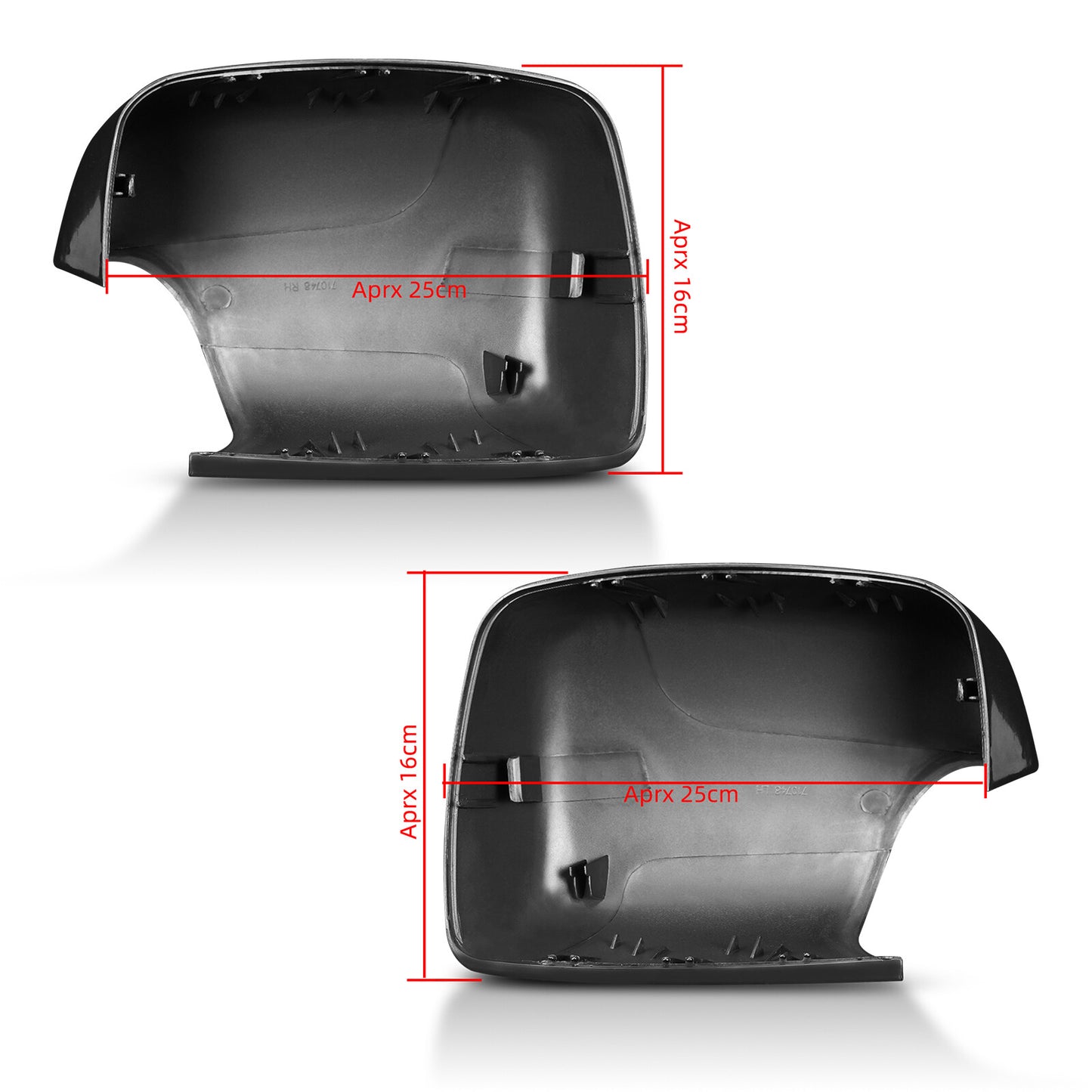 Fits for BMW E53 X5 Right+Left Door Mirror Cover Cap Ref 51168256321 51168256322