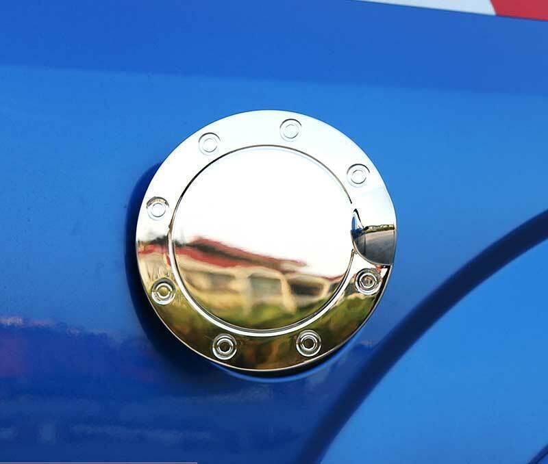 ABS Chrome Outside Fuel Oil Tank Cap Cover Trim for Ford F150 F-150 2015-2020 A