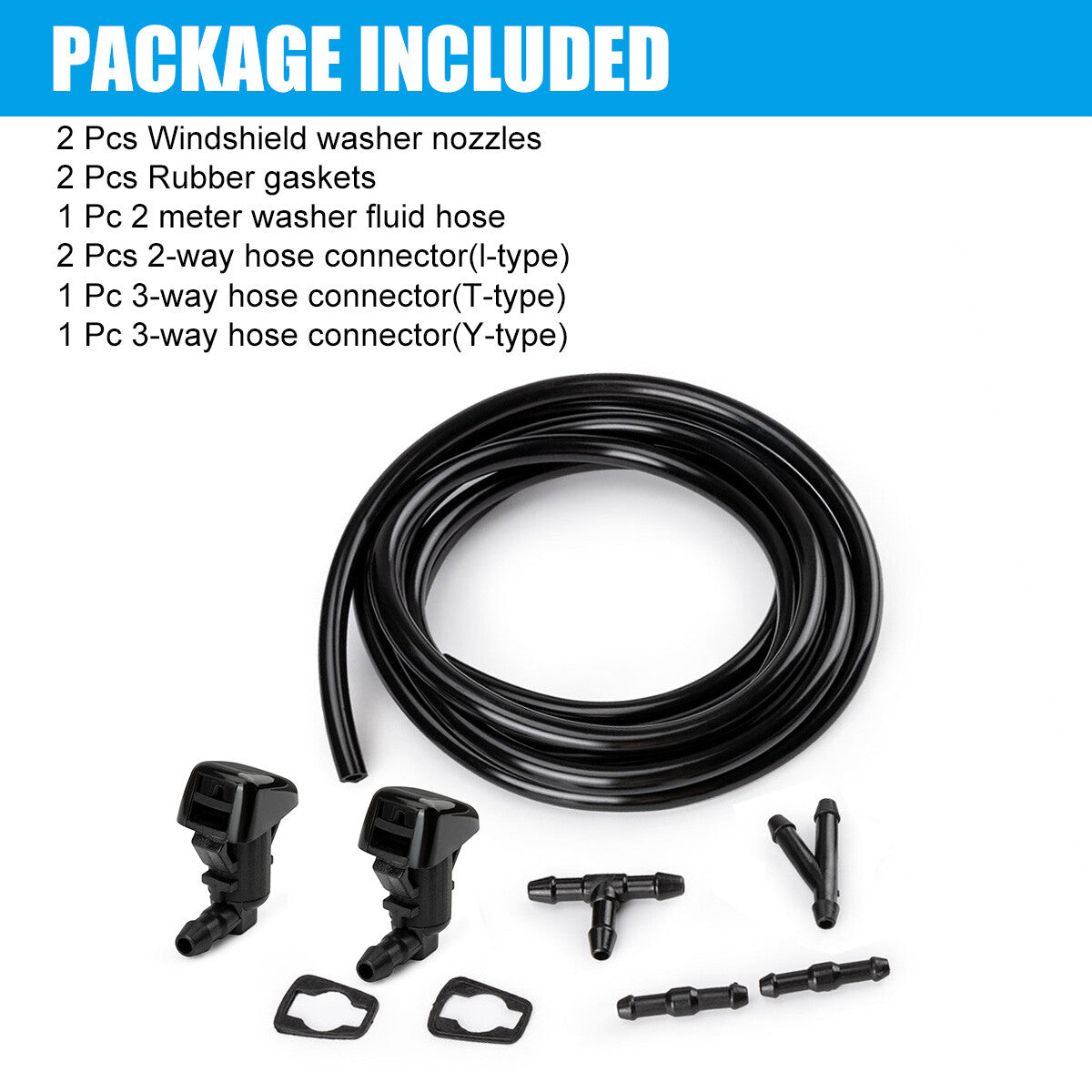 Suitable for Ford Edge 2007 2008 2009 2010 windshield wiper nozzle spray.