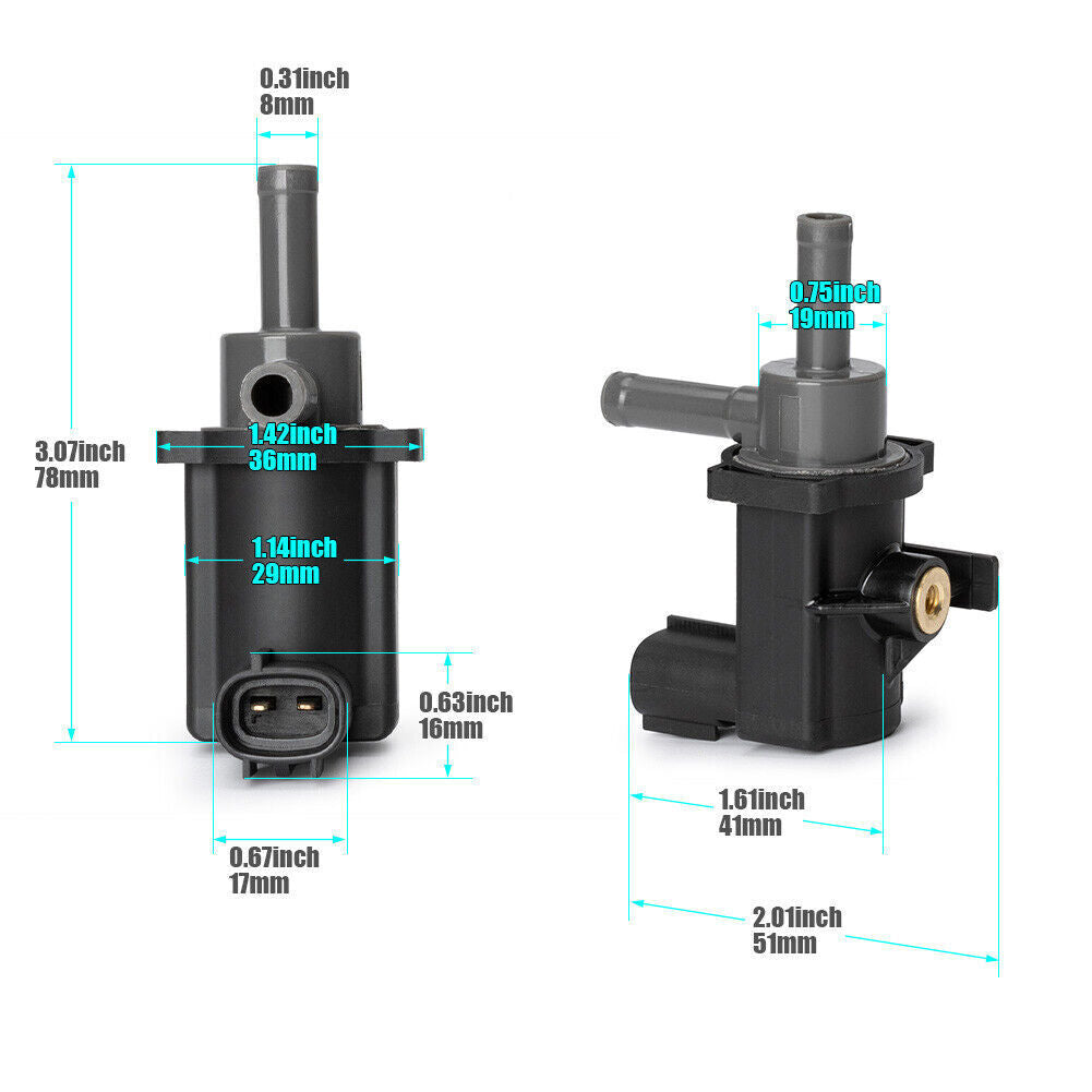 Evap Vacuum Vapor Canister Purge Solenoid Valve 90910-12259 for Toyota for Camry