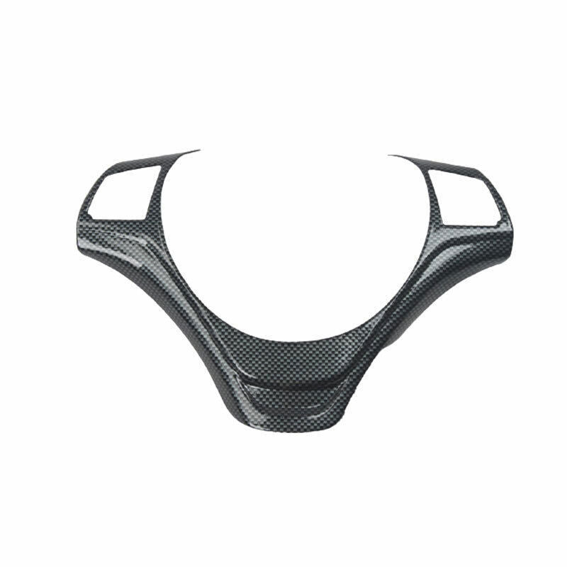 for BMW 2013-15 X1 E84 ABS Carbon Fiber Inner Steering Wheel Decor Cover Trim 1P