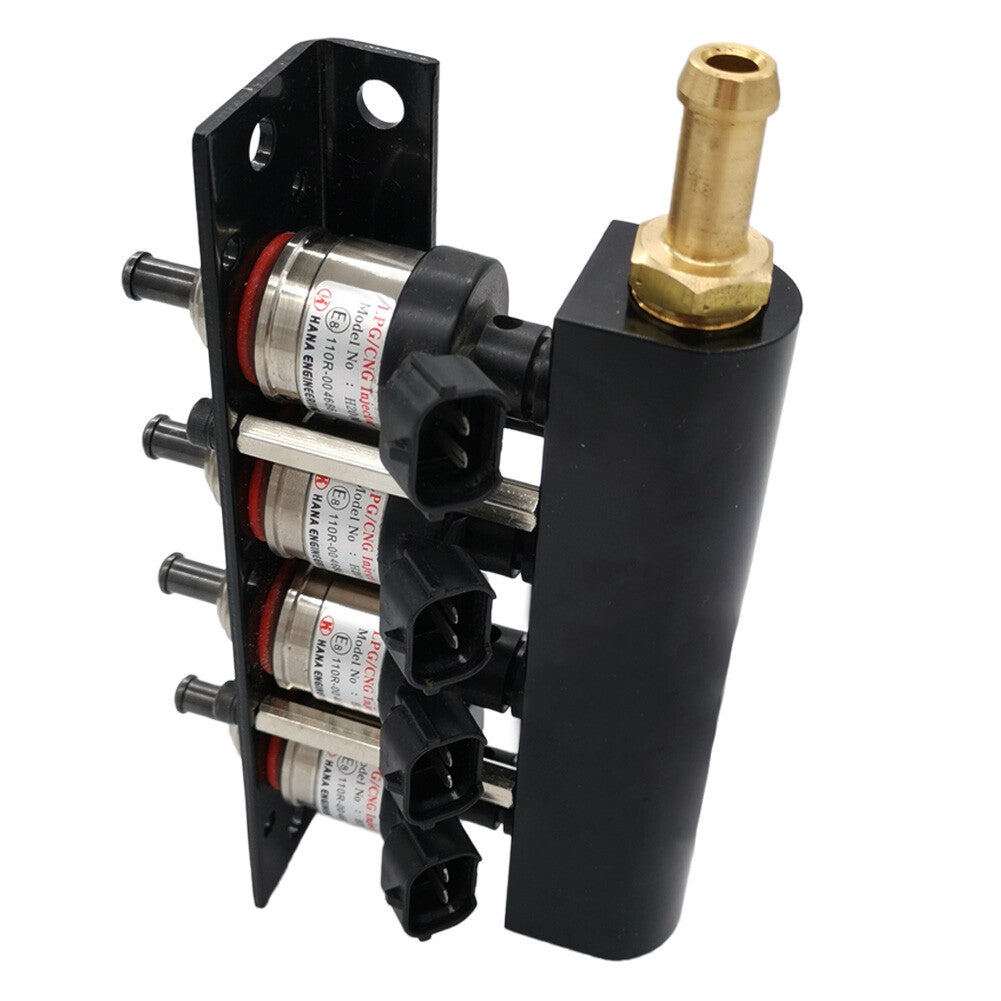 4PCS Gas LPG/CNG Fuel Injectors 110R-004686 For HANA H2001 for Honda for Civic 2003 1.4L