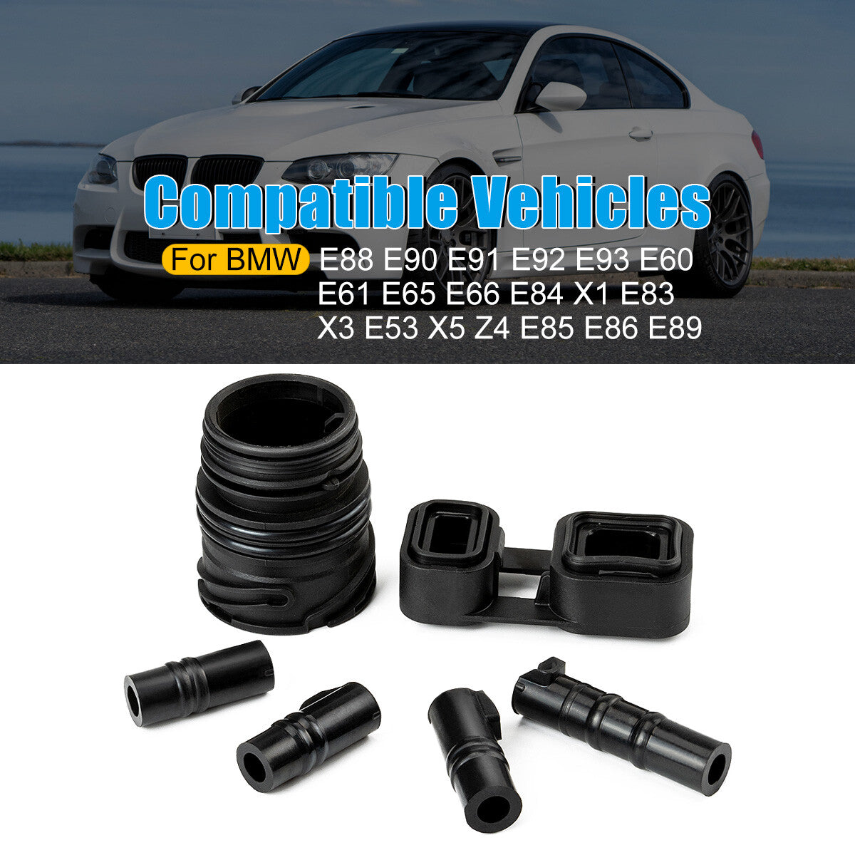 6pcs Valve Body to case Sleeve Seal Mechatronic Kit ZF6HP19 6HP21 for BMW Z4 X5