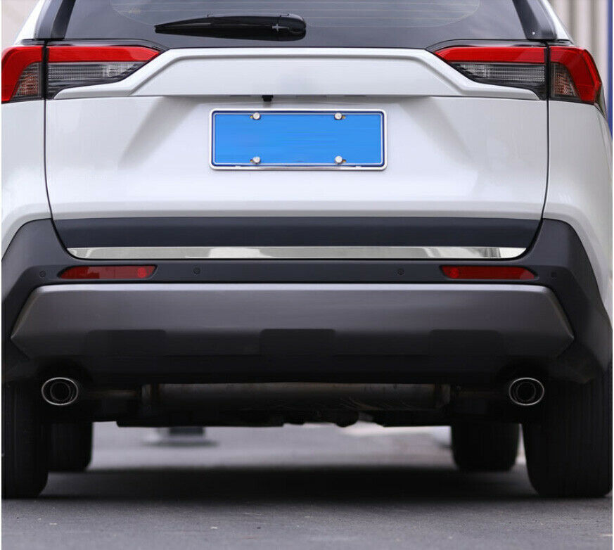 For 2019-2023 for Toyota RAV4 Stainless Car Rear Door Trunk Lid Tailgate Strip Trim