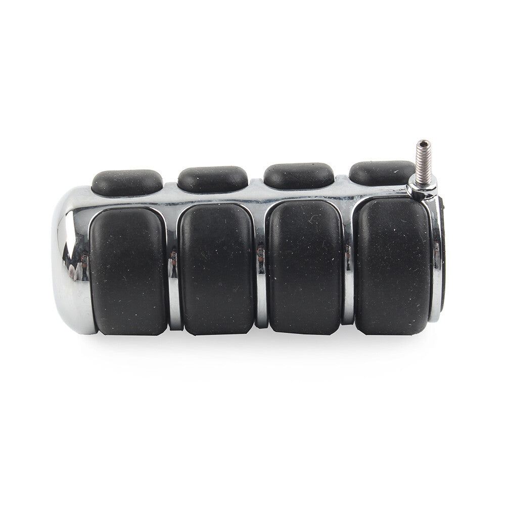 Round Gear Shift Brake Lever Peg Toe Heel Pedal Cover for Yamaha V-Star Raider