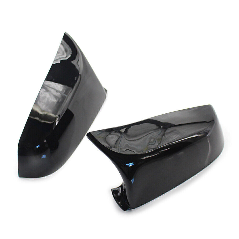 Glossy Black Rear View Mirror Cover Cap for BMW 5 Series F10 E60 F01 F02 E63