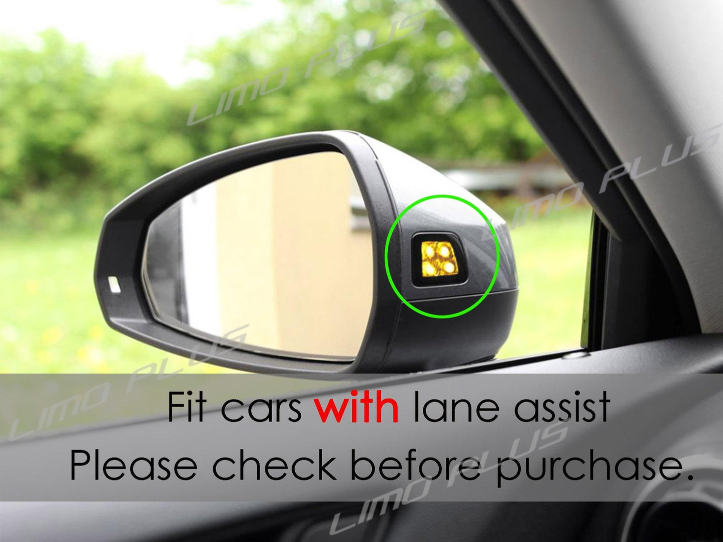 Carbon Fiber Mirror Cover Caps For 2018-2024 for Audi Q5 SQ5 Q7 With Side Assist