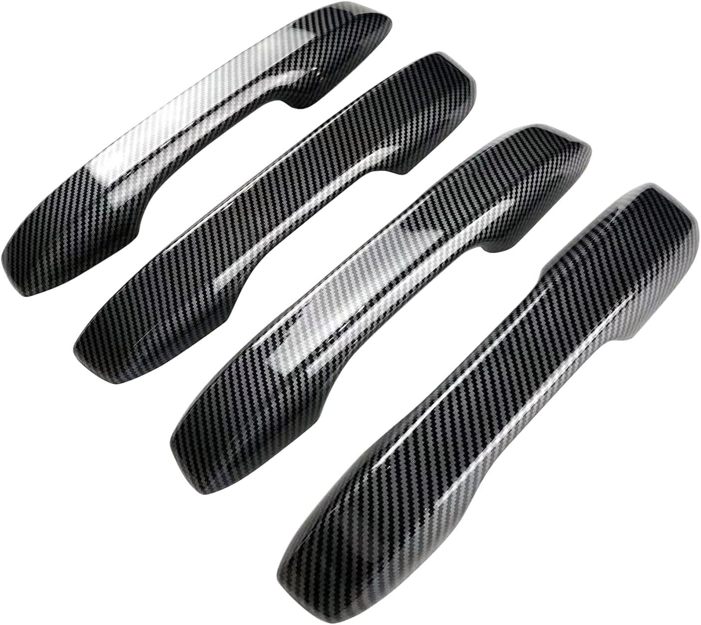 4-piece carbon fiber door handle cover trim for 2022-2024 for Honda for Civic , Accord, CR-V, HR-V