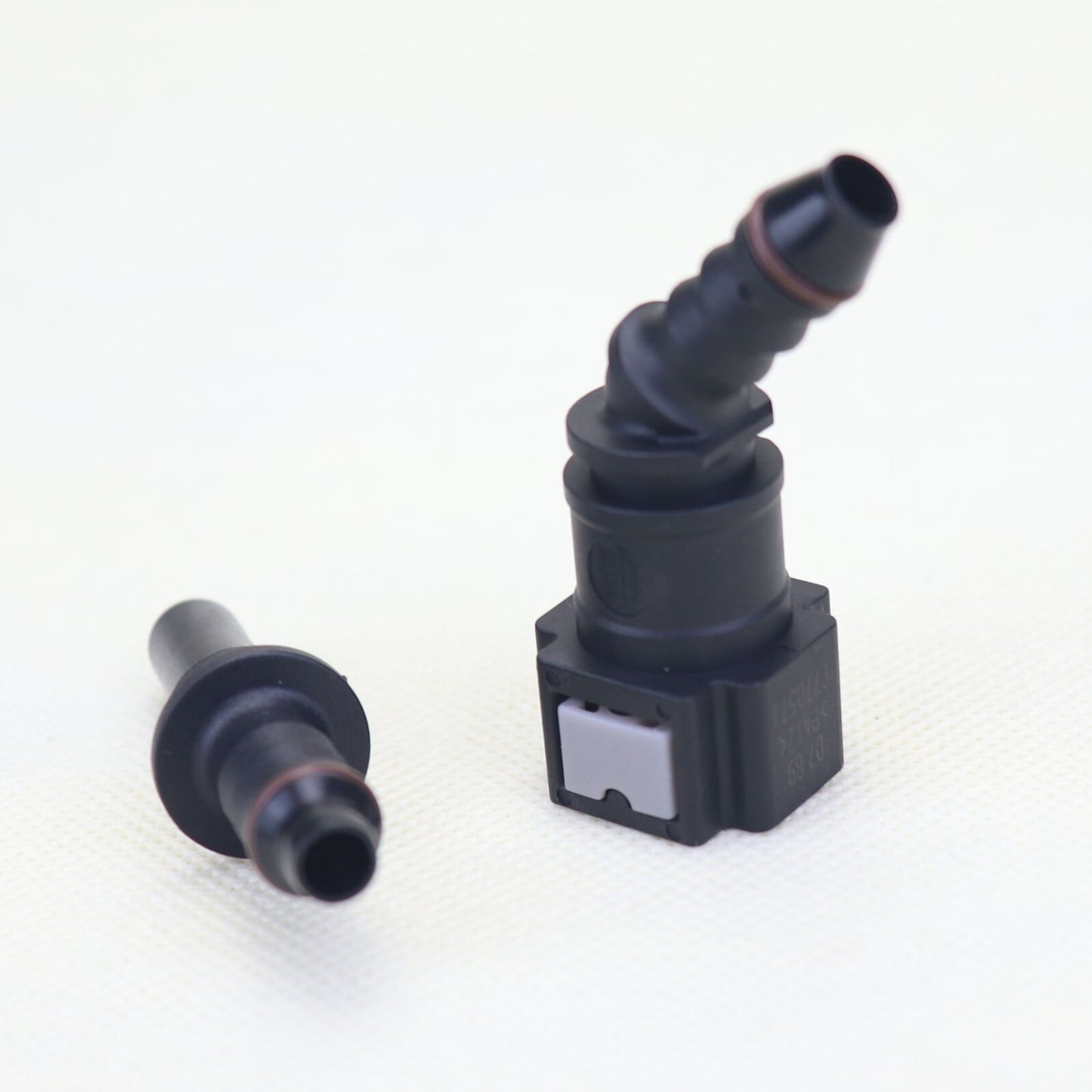 set of fuel line quick-connect release disconnect hose 7.89 mm SAE 1/4 inch 45 degree