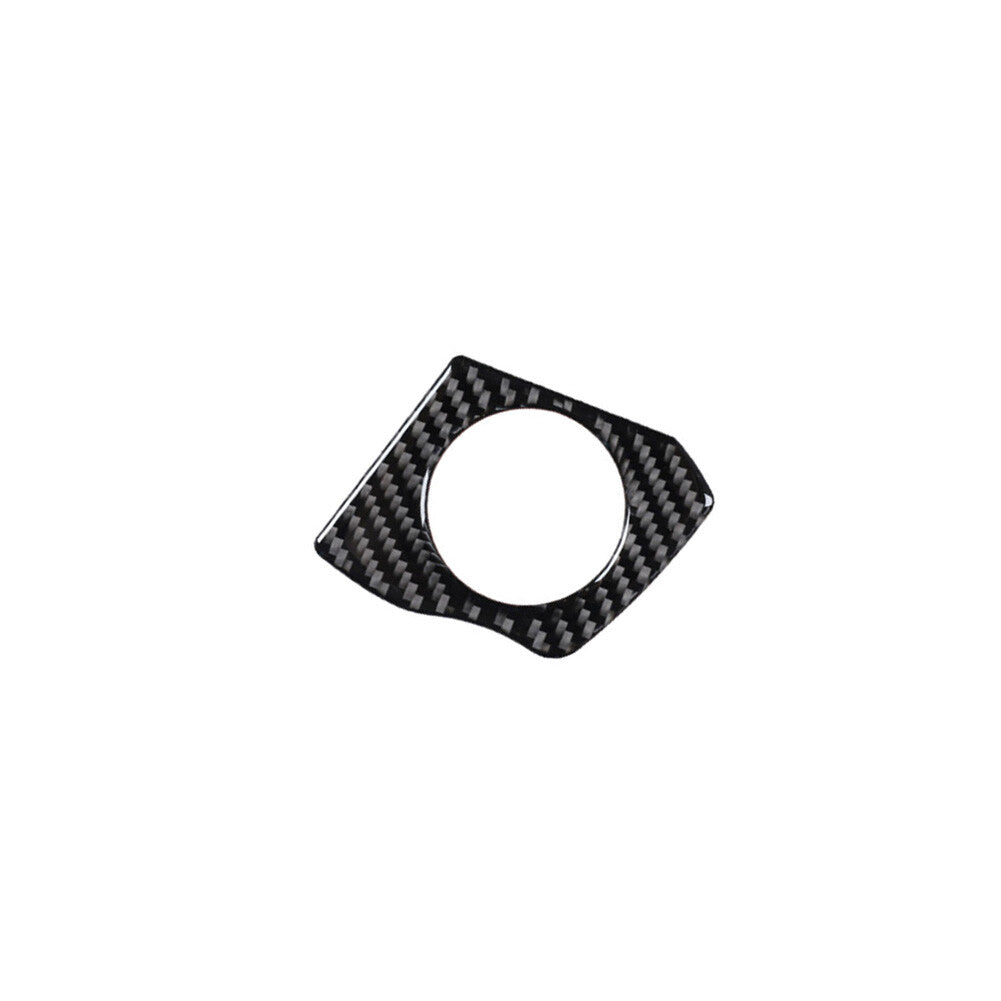 Carbon Fiber Engine Start Key Hole Frame Trim Cover for Jeep Liberty 2008-2012