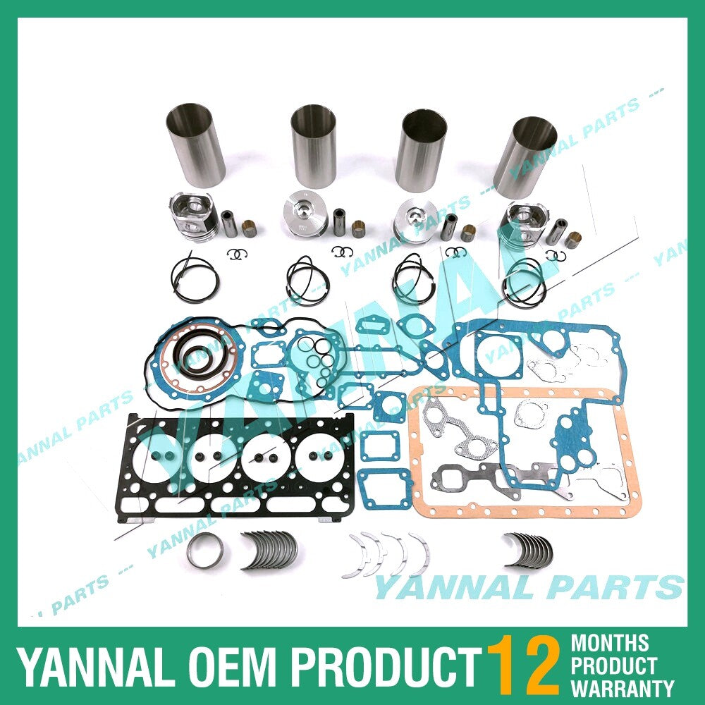 V2403 V2403-M-DI-T Overhaul and Reconstruction Kit with Shims and Bearings for Kubota