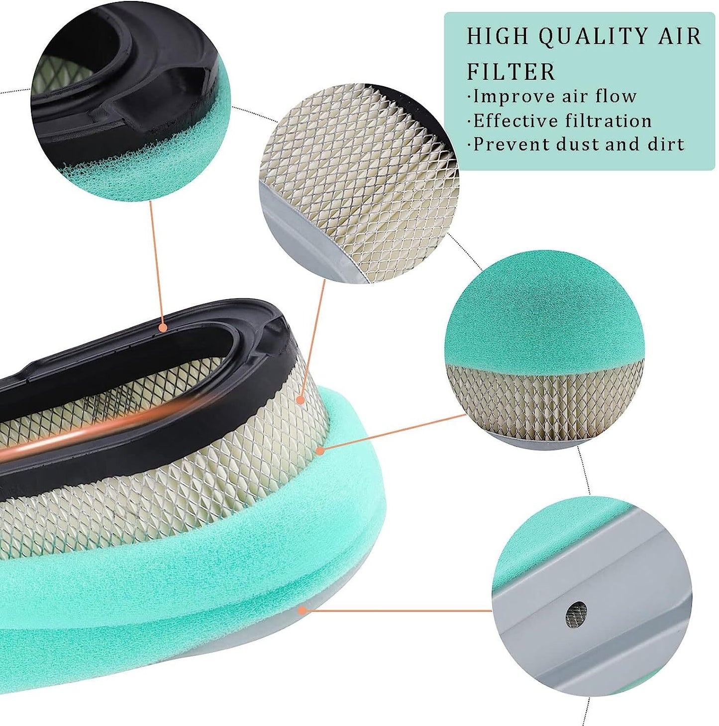 AIR PRE FILTER FOR Briggs Stratton 493910 691667 272477 196700 28A702 28B702