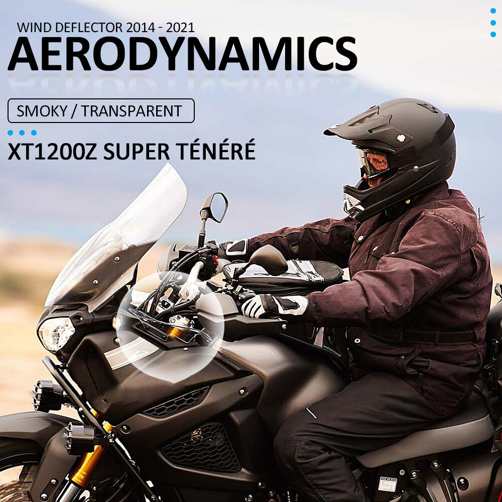 Handguard Windshield Side Wind Deflectors for Yamaha XT1200Z Super Tenere 14-21
