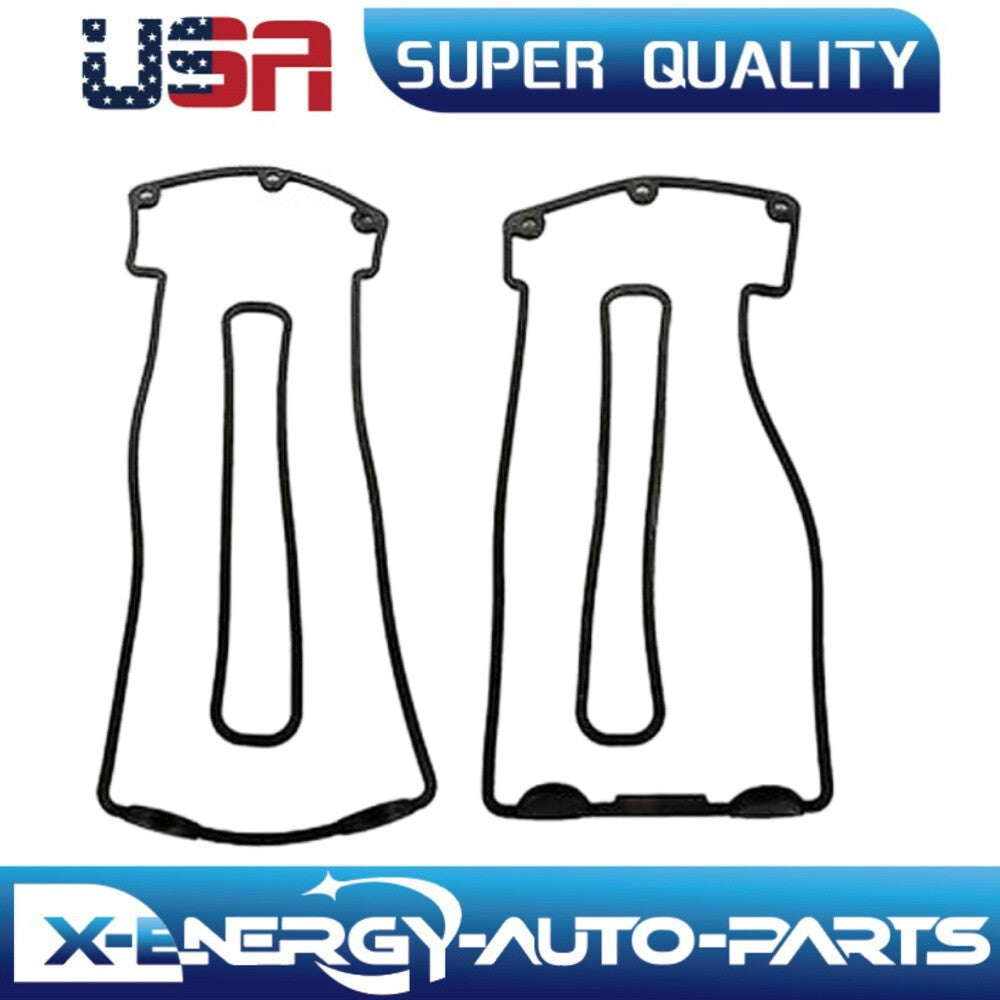 Left Right Sides Valve Cover Gasket Set for BMW 740i 740iL X5 Z8 540i 4.4L