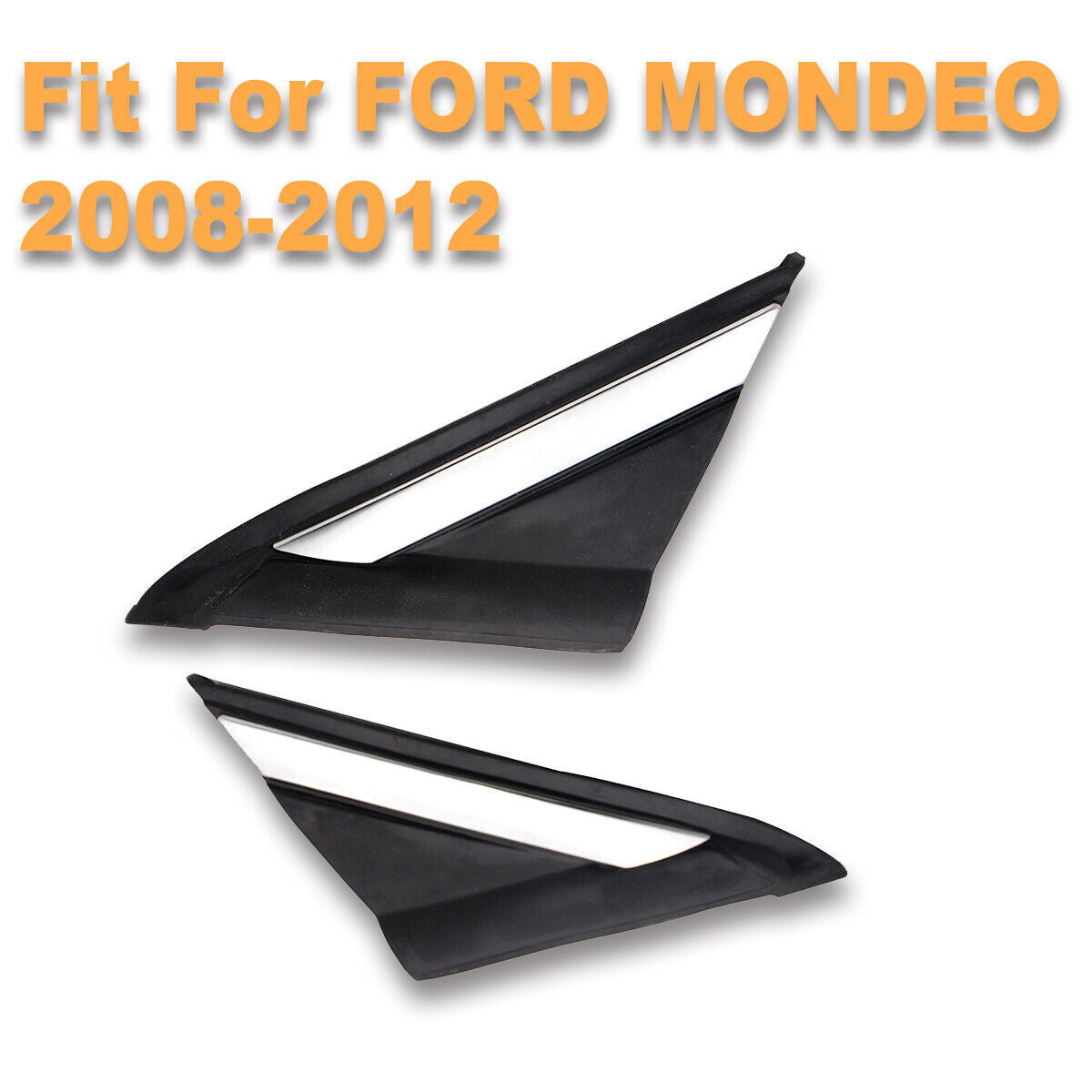 Front Pair Fender Pillar Trim Mirror Corner Molding for ford Mondeo 2008-2012