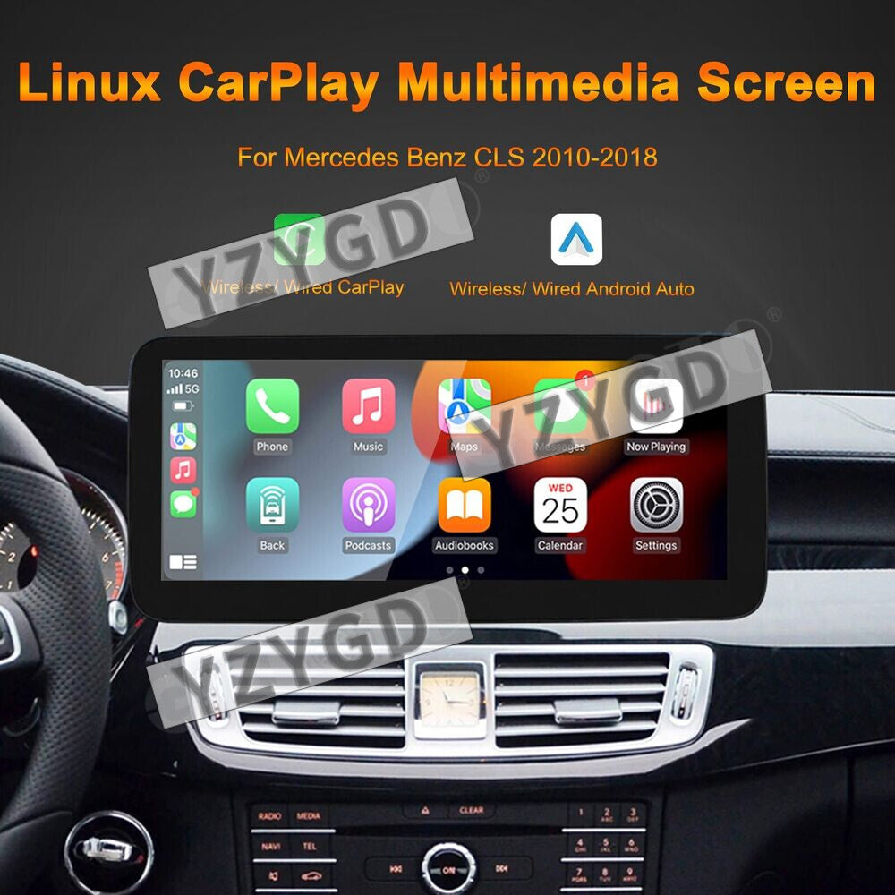 for Mercedes-Benz CLS 2010-2018 Car Radio 12.3 CarPlay Multimedia Touch Screen