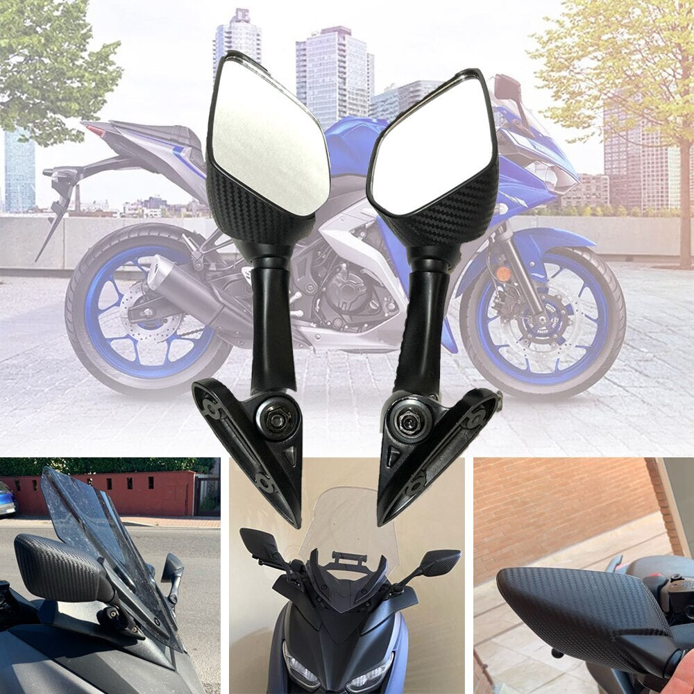 for YAMAHA YZF R3 R25 YZF-R3 YZF-R25 Motorcycle Rearview Side Rear View Mirrors