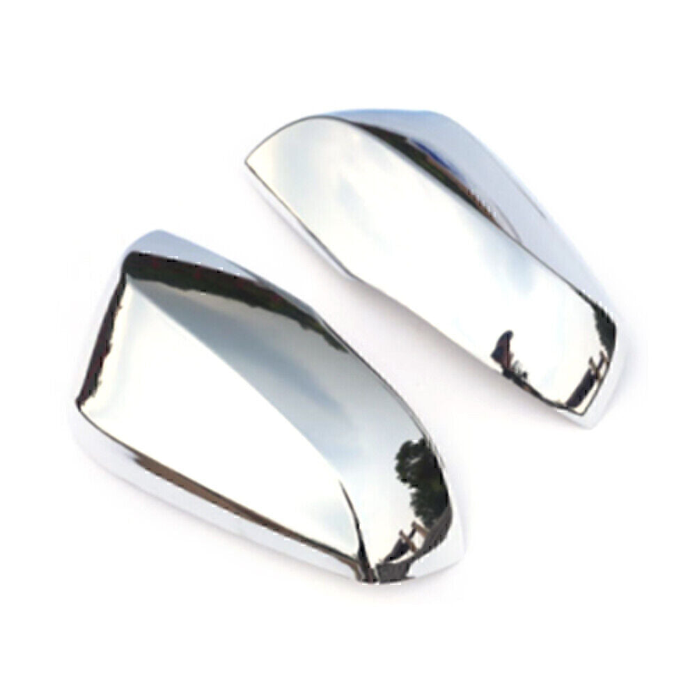 2pc Chrome Rearview Side Door Mirror Cover Trim ABS Fit for Toyota Alphard 2016-2019