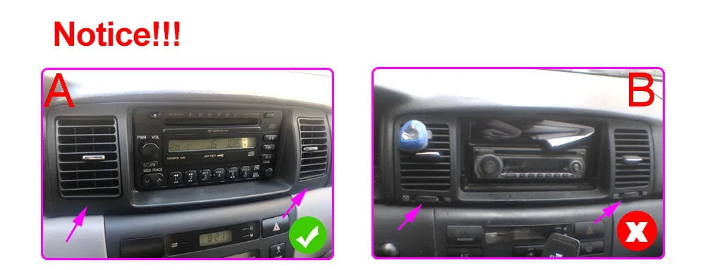 for Toyota for Corolla EX 2006-2011 Android CarPlay Car Radio Stereo GPS Multimedia