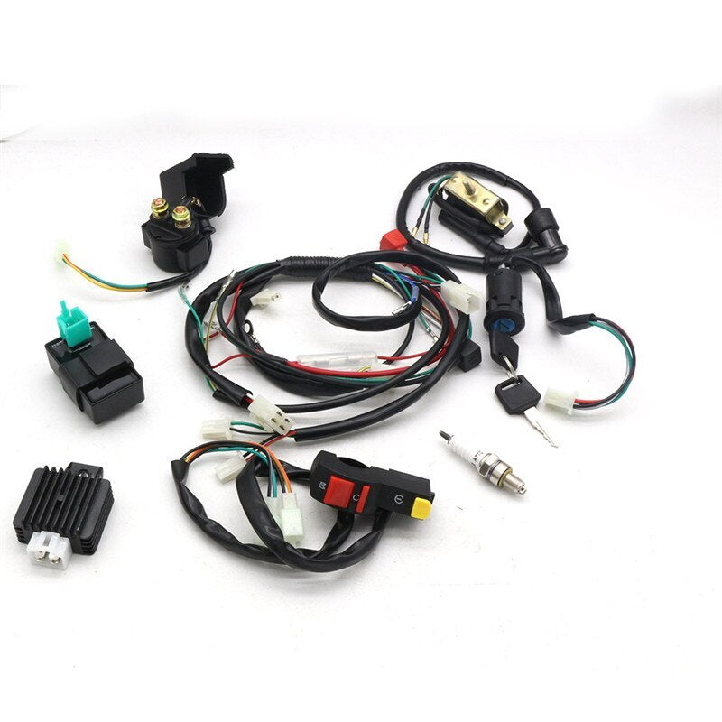 Electrics Wiring Harness Spark Plug CDI Ignition Coil Chinese Zongshen Loncin