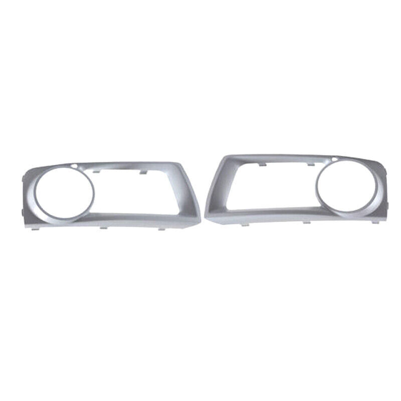 Anti-collision fog light grille cover with decorative border kit (pair) for 2012-2014 for BMW X6 E71