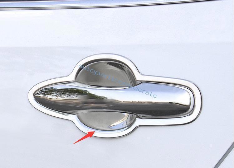for Toyota for Corolla 20-2024 Silver Steel Exterior Side Door Bowl Cup Cover Trims