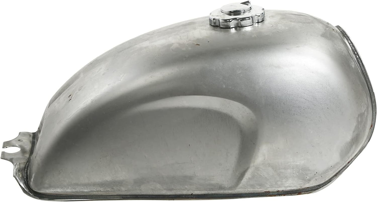 Motorcycle Gas Tank Unpainted 9L/2.4 Gallon Gas Fuel Tank for Honda Cafe Racer