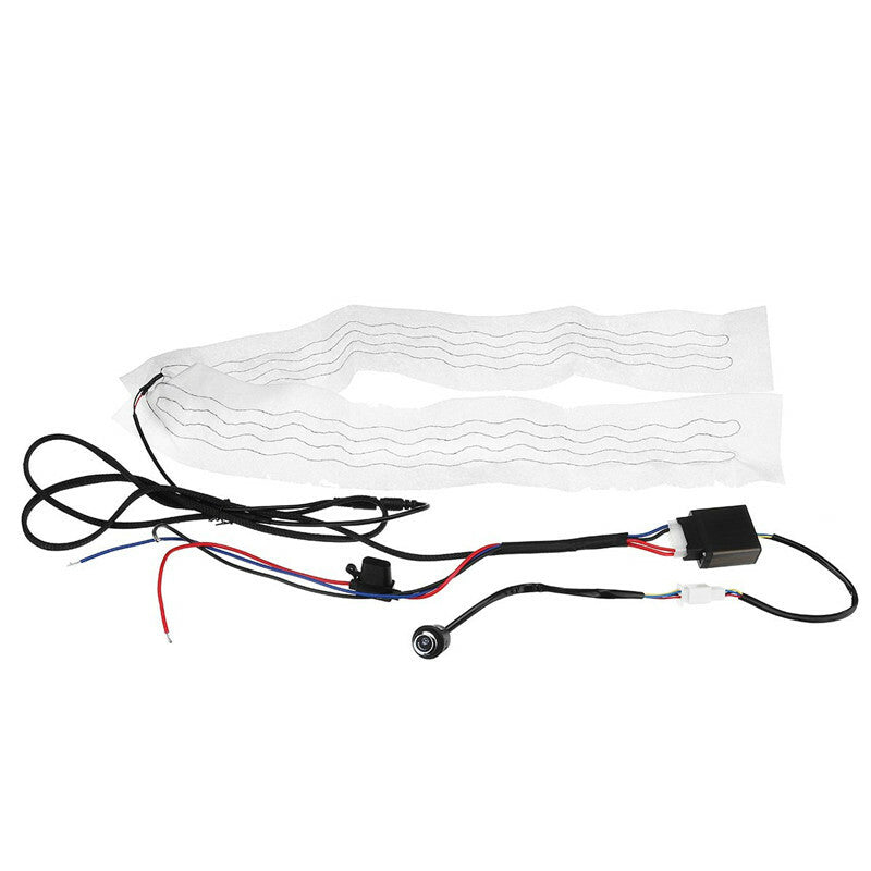 Universal 50x8cm Car Front Flocking Cloth Steering Wheel Heater Heat Pads Heater