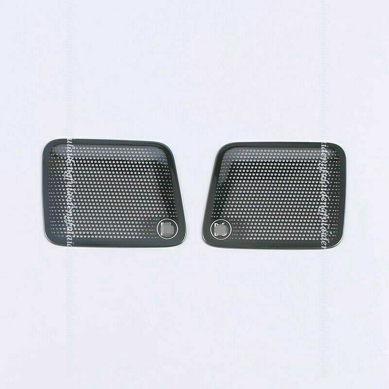 for Ford Explorer 2020-2022 Black Roof Horn Speaker Cover Moulding Trims S.Steel
