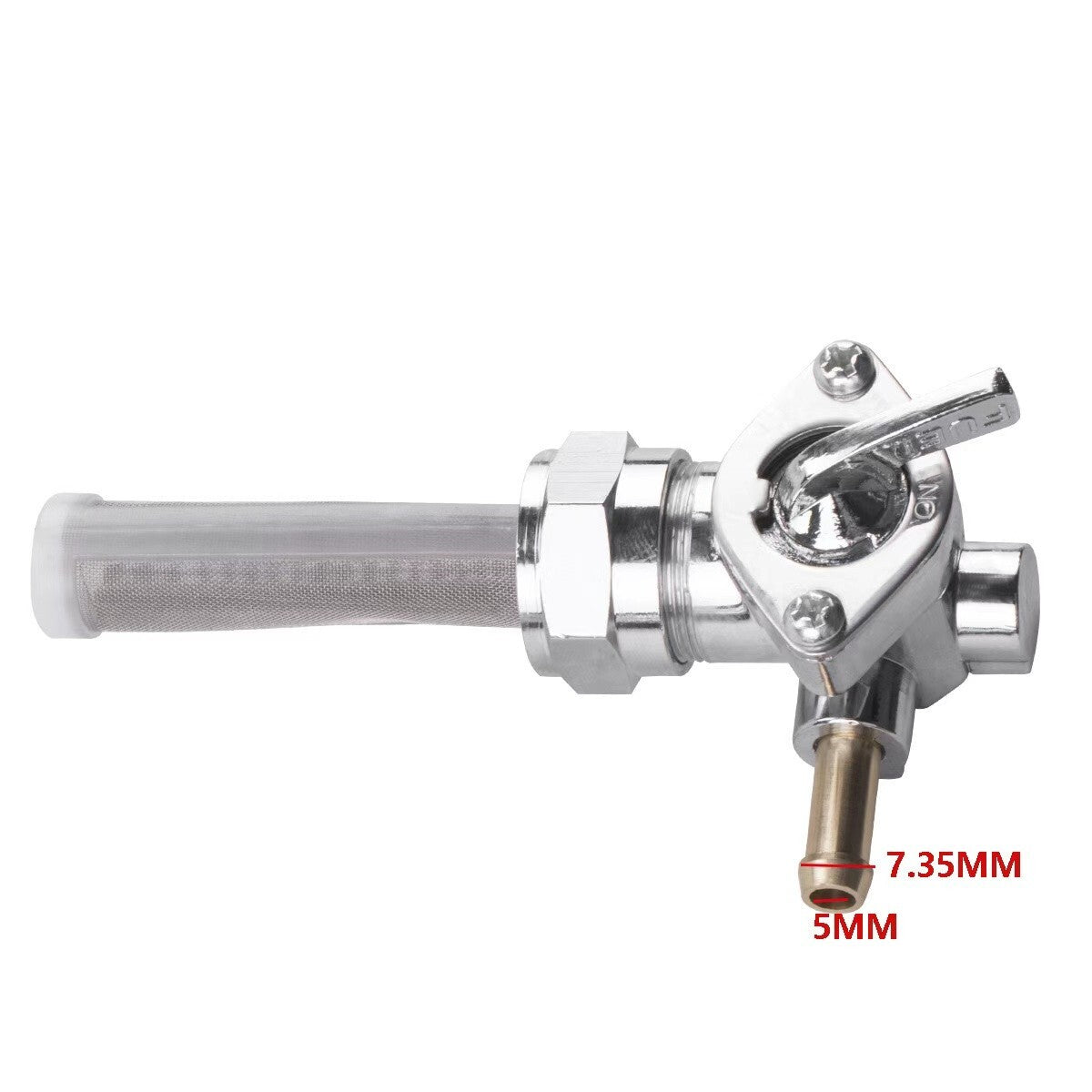 for Harley 62167-81 22mm Left Spigot Gas Tank Fuel Valve Petcock Switc