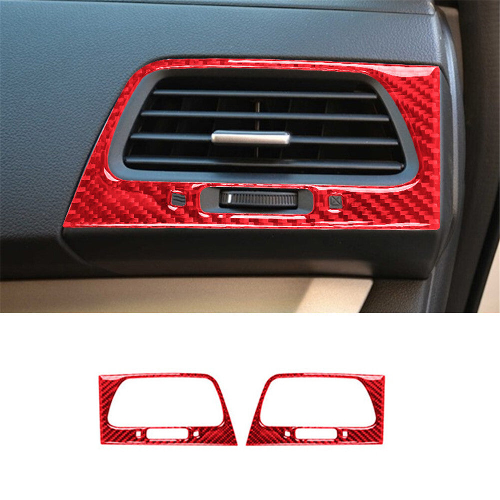 56Pcs Red Carbon Fiber Interior Full Cover Trim Kit for Honda CRV CR-V 2012-2014