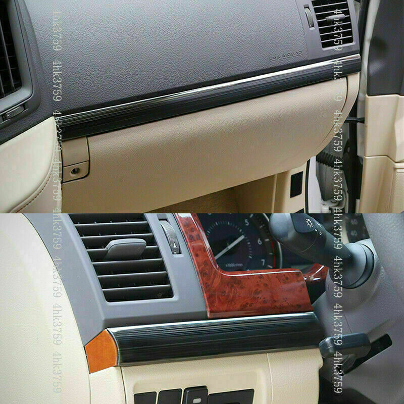 for Toyota for Land Cruiser 2016-21 Black Inner Dashboard Center Console Stripe Trim