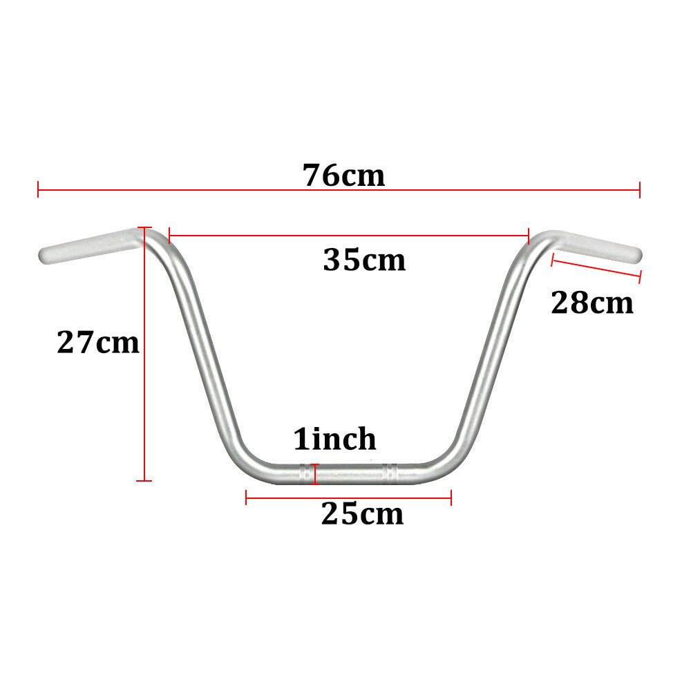 Motorcycle 1-inch mop Z-bar coat hanger riser for Suzuki , for Honda , for Harley-Davidson helicopters