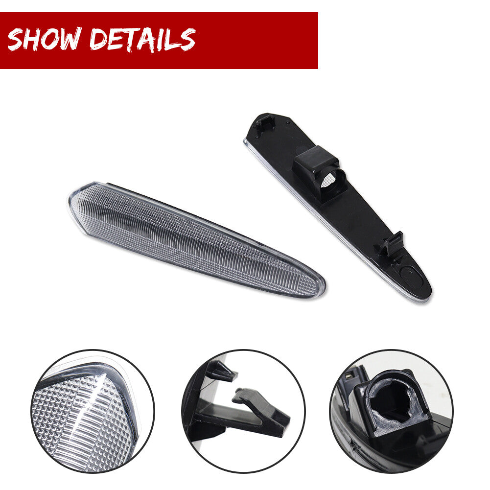 Applicable to 2000-03 for Nissan Maxima driver + passenger rear side marker light Assy 1 dual